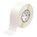 Brady 0.75 x 0.5 in. Semi-Gloss Vinyl Suede White Finish Thermal Transfer Printer Label 262-62681